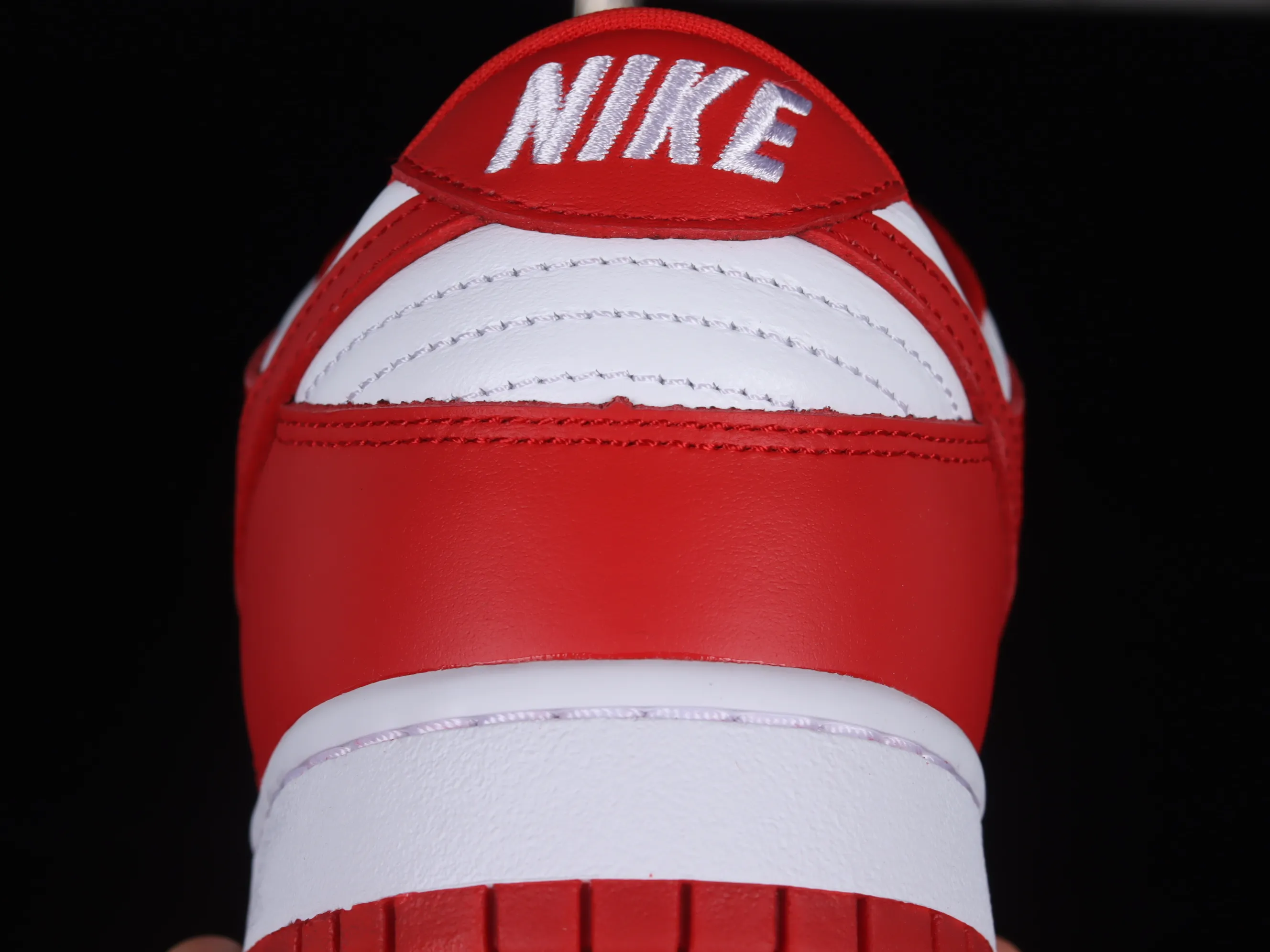 All categories Nk SB Dunk series Nk SB Dunk Low low-top sneakers M version pure original Nk Dunk Low SB "University Red" White and red Dunk series top layer low-top casual sports skateboard shoes CU1727-100